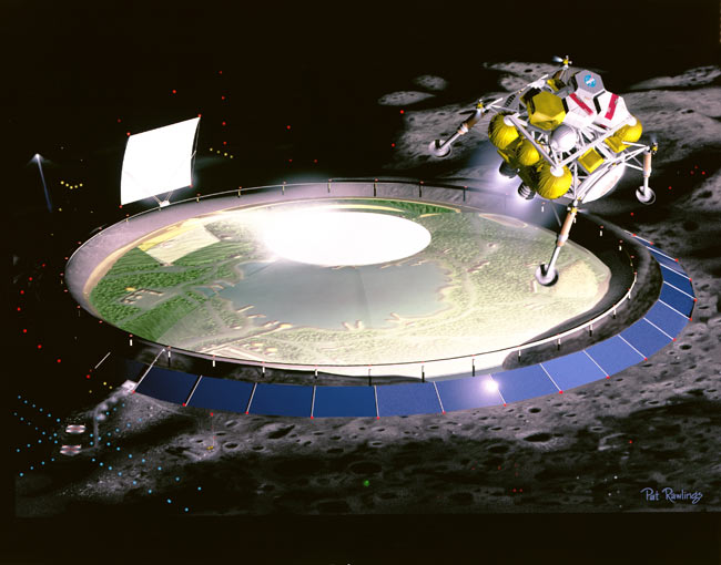 Space Farms Could Mine Minerals From Moon Dirt